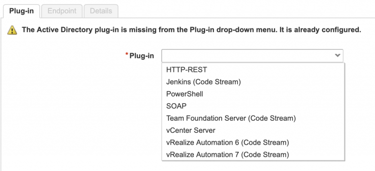 AD Plugin Configured